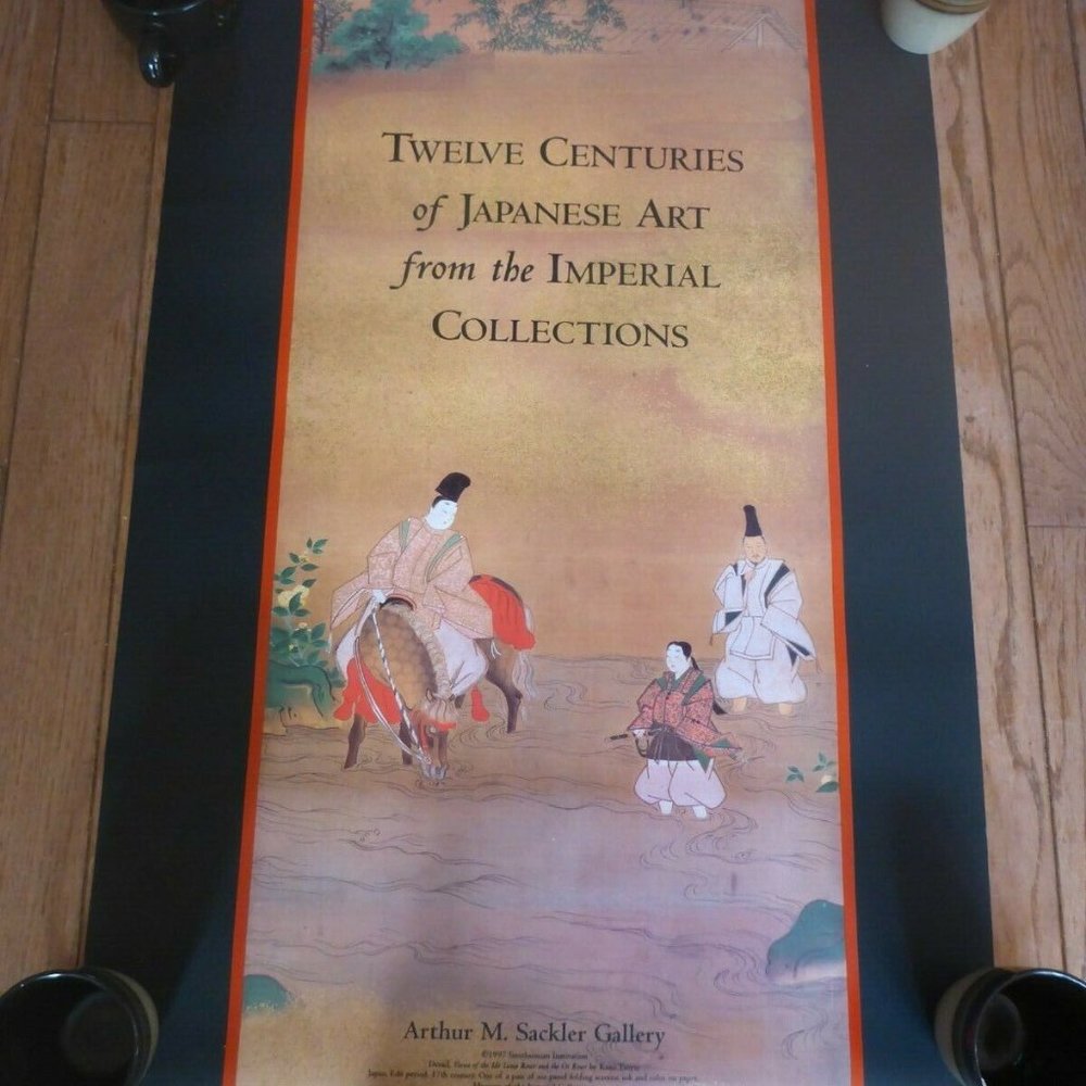 1997 Smithsonian 12 Centuries of Japanese Art from Imperial Collections 36"x24"